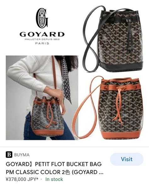 how much does a real goyard bag cost|goyard bucket bag price 2023.